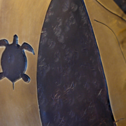 オーダーメイド「掛け時計／銅・真鍮製」（例：バスクラリネットでのオーダー） 8枚目の画像