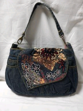 ジーンズのきらきらバッグ　3