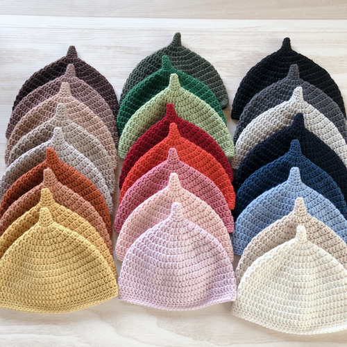 全27色　どんぐり帽子　ハンドメイド どんぐり帽子