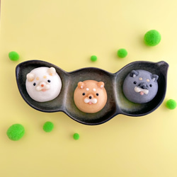 柴犬兄弟まんじゅう3個入 和菓子 御菓子司まんさく 通販｜Creema 