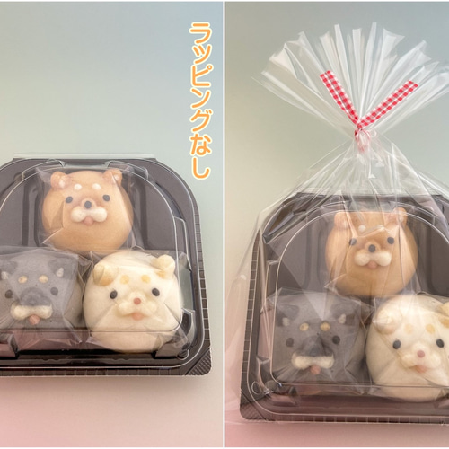 柴犬饅頭★お茶の時間set 柴犬饅頭☆お茶の時間set 柴犬饅頭☆お茶の時間set
