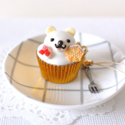 白くまケーキ バッグチャーム minatsu 通販 4863765｜Creema(クリーマ)