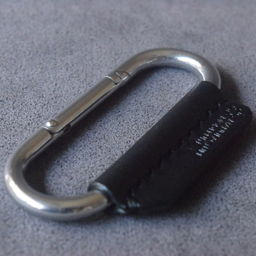 エンダースキーマ／カラビナキーリング1ブラックレザー Hender Scheme (エンダースキーマ) karabiner / カラビナー