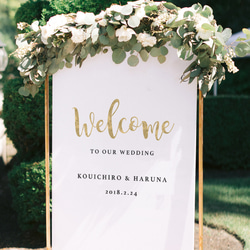 ウェディング ウェルカムボード 金色 楽天市場】ウェルカムボード A3サイズ ゴールド シルバー