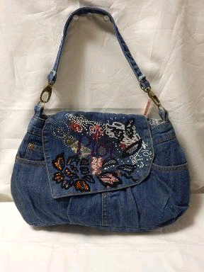 ジーンズのきらきらバッグ　4