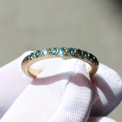 Gaudi royal blue diamond ring / K10, K18, PT900 1枚目の画像