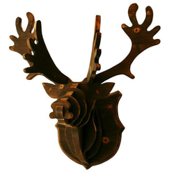 【TOKOYAMA】ハンティングトロフィー　壁飾り 鹿 剥製 ハンティングトロフィー 壁掛け 鹿の剥製 ハンティング