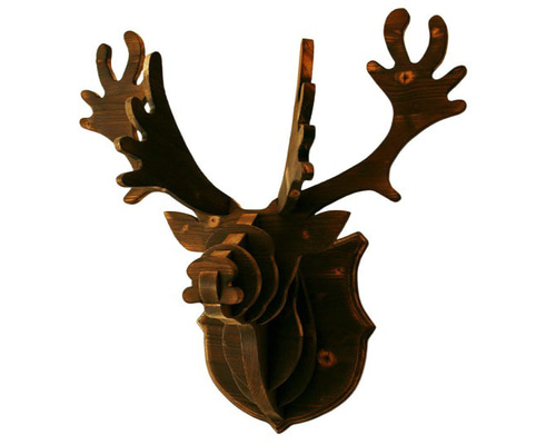 Hunting trophy MI-MI-MOKO(ミーミーモコ) 木製ハンティング