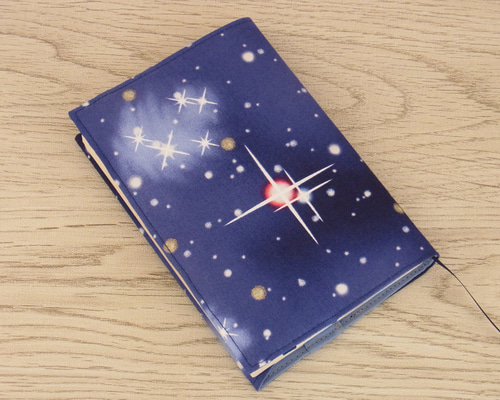 127 オリーブ ハンドメイド ブックカバー 文庫本サイズ 栞付き 127