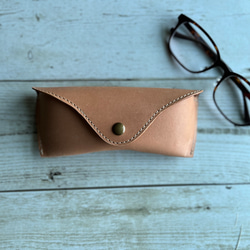 レザーメガネケース ナチュラル ヌメ革 メガネケース LAKIMAKANA 通販