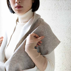 FUWARA羊×ニットのスヌード♡ハンドメイド FUWARA羊×ニットのスヌード