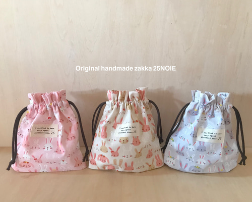 Amazon.co.jp: お弁当袋 巾着 コップ袋 巾着袋 ハンドメイド