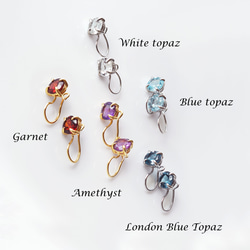 貝蒂娜 (Bettina) 6毫米大橄欖石14K鍍金耳環 第7張的照片