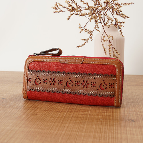 春の超早割20％OFF】仕切りあり！仕分け上手になれるL字ファスナー長