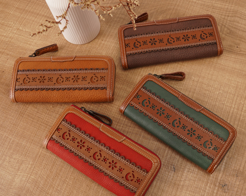 春の超早割20％OFF】仕切りあり！仕分け上手になれるL字ファスナー長