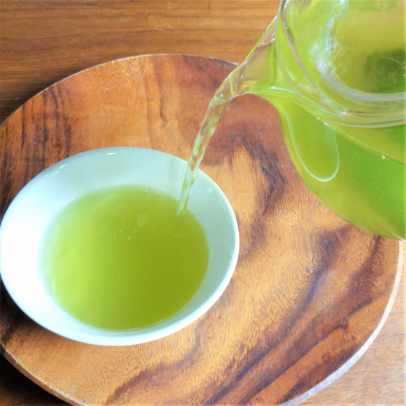 TeaBagかぶせ緑茶【特上かぶせ茶　葉月】うまみと甘みのまろやかな特上かぶせ茶！お試し（Sサイズ）３ｇ×８コ入り 3枚目の画像