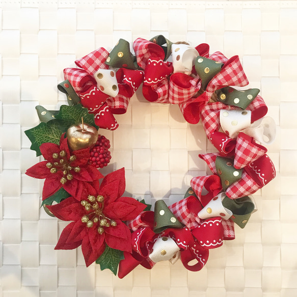 20.クリスマスリース クリスマス新作☆森のリース 20cm（受注制作品） | el flowers online shop