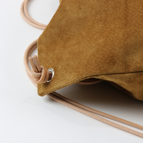 レザー ナップサック ブラウン ｜ レディース メンズ 豚革 本革