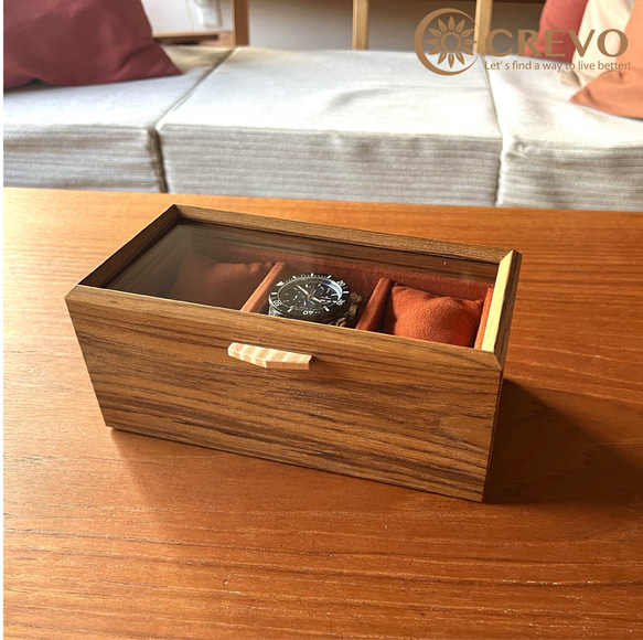 ☆人気商品☆ 木製 ウォッチケース3本用【WATCHcase-three sets ☆人気商品☆ 木製 ウォッチケース3本用【WATCHcase-three sets