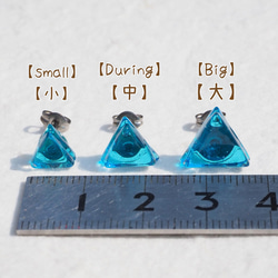 透明玻璃“ Hikari [海]”戒指（免費尺寸）[定做] 第8張的照片