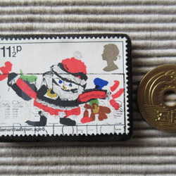 英國聖誕郵票胸針3165 第3張的照片
