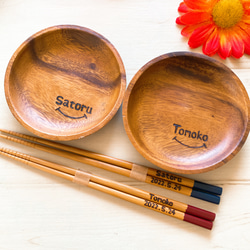 名前入りランチプレート&スプーン♡ ウッドバーニング 名入れ