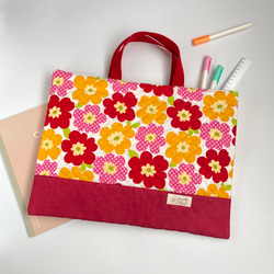 ❤️YUYUN❤️ キルト生地で作る レッスンバック 絵本バック