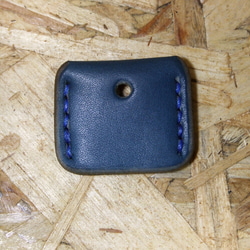 青いキーカバー　青ステッチ 11枚目の画像