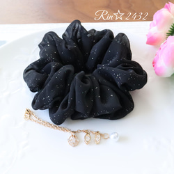 ラメ入りシフォン】虹色っぽく輝くラメが入った華やかでふんわり