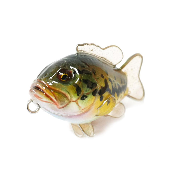 ハンドメイド 62cmブラックバス フィギュア レプリカ オブジェ 釣り