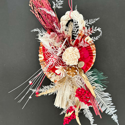 扇と鶴のラタン飾りII 3枚目の画像