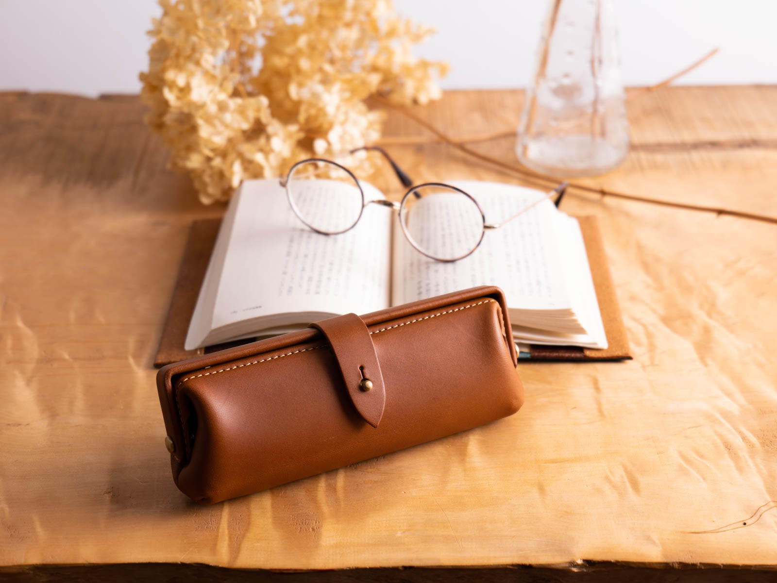 C*様 PI.SALON メガネケース ダークグリーン