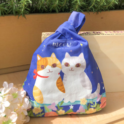 Meow夜空貓貓手提包手提袋 第2張的照片