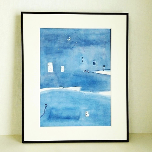 宝石アートガーネット 油彩画 ＜原画＞ 絵画 宝石絵師ともあどり
