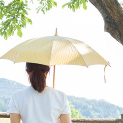 【日傘 パラソル】菜-sai-　とうもろこし※雨天使用不可 7枚目の画像