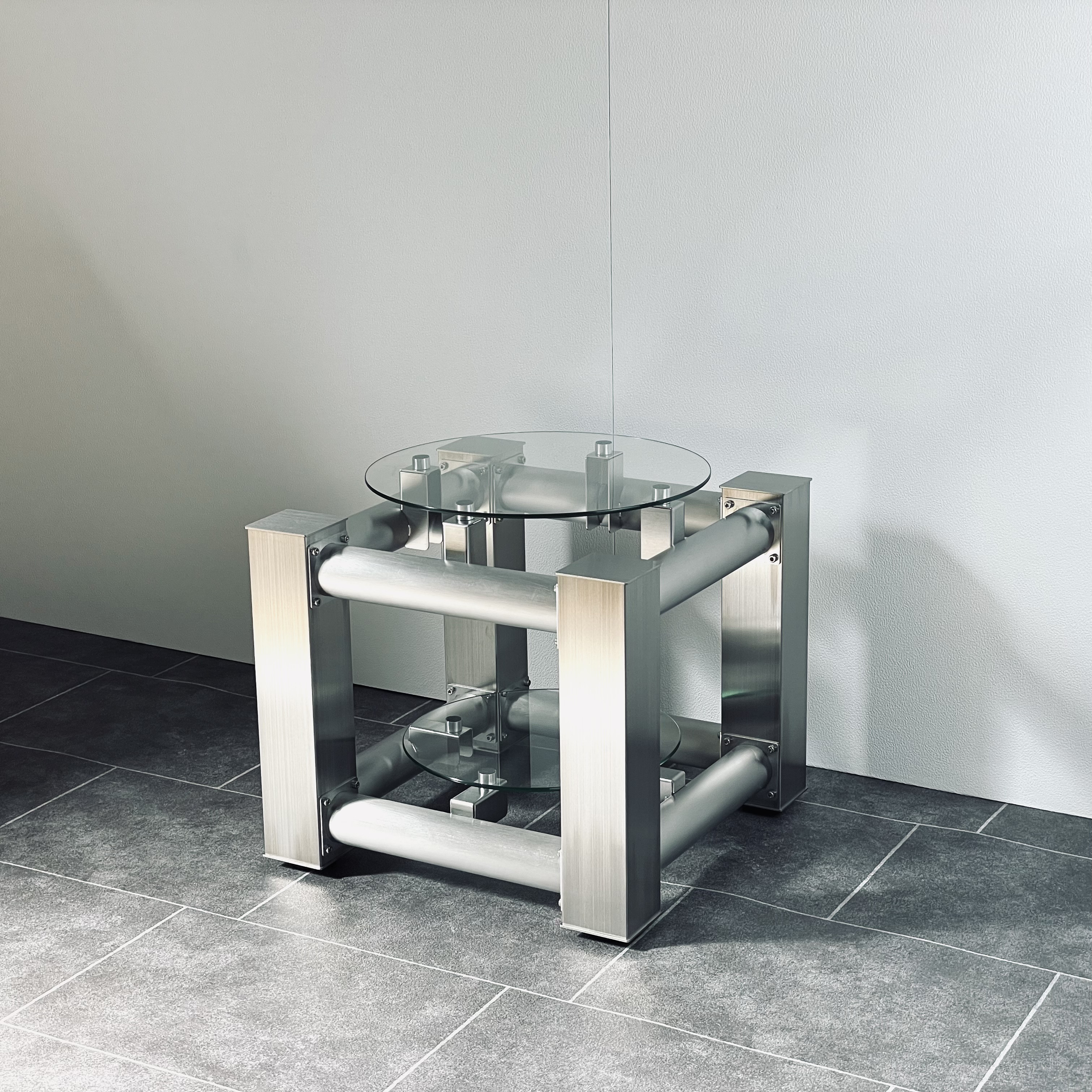 side table SUS304 hairline finish