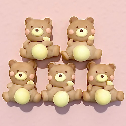 くまさんのチョコパン 5体セット」 パン まきパン 通販 5007792