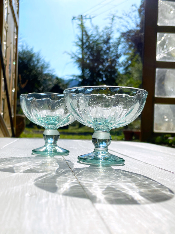 ブリキ色のアイスクリームカップ☆ ご注文前に在庫があるか『質問』でお尋ねください 3枚目の画像