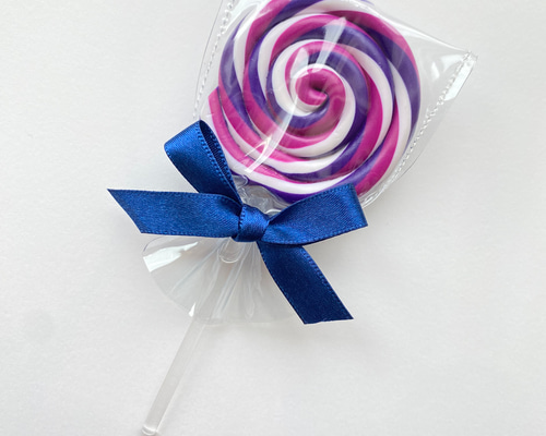 ベリー味のペロペロキャンディー大サイズブローチ コスプレ フェイク