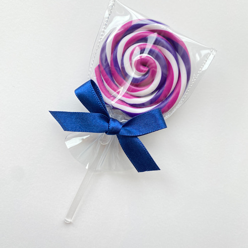 ベリー味のペロペロキャンディー大サイズブローチ コスプレ フェイク