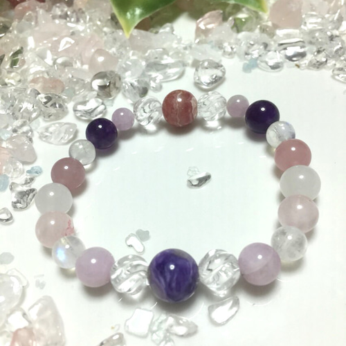 ラリマー とスーパーセブンの憧れブレス ブレスレット marve belle 