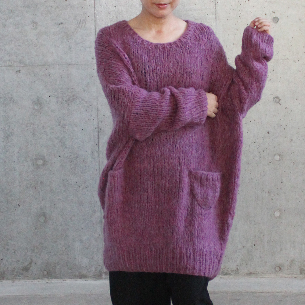 極美品 kolor モヘア×ウール再構築 ドッキング スイッチングニットセーター 極美品 kolor モヘア×ウール再構築 ドッキング スイッチング