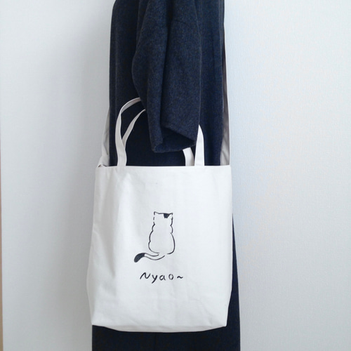 Nyao ショルダーLサイズ ロゴトートバッグ トートバッグ Linon 通販