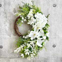 Plumeria green wreath「受注制作」 4枚目の画像