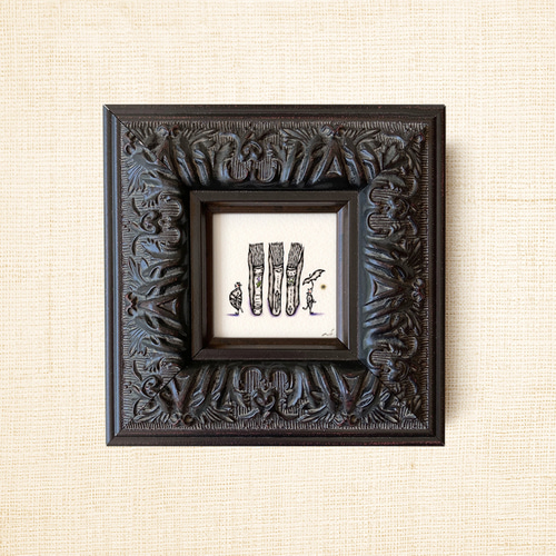 原画 油彩画 【待ちぼうけ】