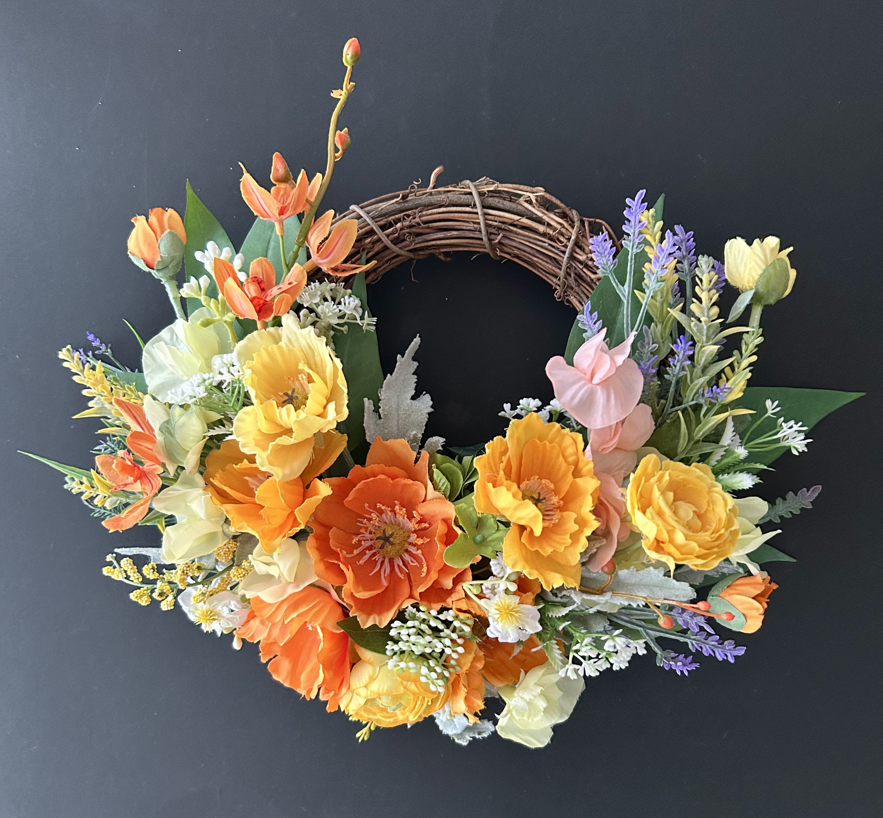 Poppy wreath「受注制作」 リース Atelier Kamiyu 通販 5083307