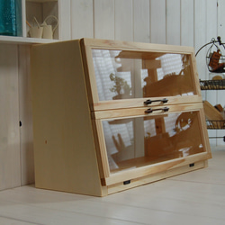 上下開き扉のショーケース（受注製作） 8枚目の画像