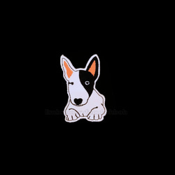 ブルテリア　犬ワッペン 11枚目の画像