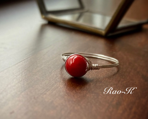 山珊瑚 ハンドメイド シルバーリング fit=scale-down,w=1200