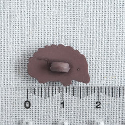 (3個) 18mm ハリネズミのボタン フランス製 4枚目の画像